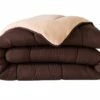 Couette 140x200 Marron Double Face 400 G/m2