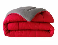 Couette 200x200 Violette Double Face 400 G/m2 -Doublures De Lit Soldes 2024 couette 200x200 rouge double face 400 g m2 hebe 1