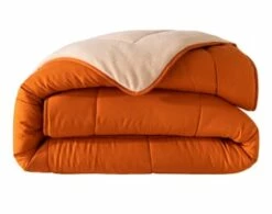 Couette 240x220 Orange Double Face 400 G/m2 -Doublures De Lit Soldes 2024 couette 240x220 orange double face 400 g m2 hebe 1