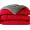 Couette 240x220 Rouge Double Face 400 G/m2