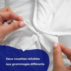 Couette 4 Saisons 200 X 200 Cm -Doublures De Lit Soldes 2024 couette 4 saisons 200 x 200 cm 3