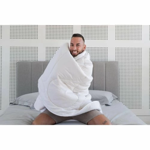 Couette 4 SAISONS 400g/m² - Enveloppe Coton Bio - 140 X 200 1 Couette 4 SAISONS 400g/m² - Enveloppe Coton Bio - 140 X 200