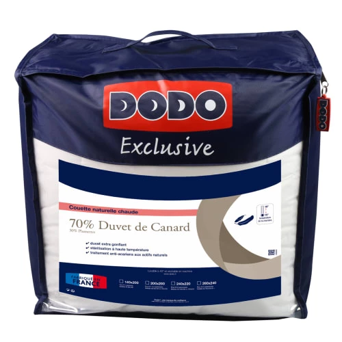 DODO Couette 70% Duvet De Canard Neuf Chaude 200x200 Cm 3 DODO Couette 70% Duvet De Canard Neuf Chaude 200x200 Cm – Image 3