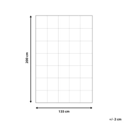 Couette En Coton Ciré Blanc 200x135cm -Doublures De Lit Soldes 2024 couette en coton cire blanc 200x135cm 1