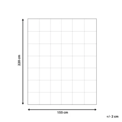 Couette En Coton Ciré Blanc 220x155cm -Doublures De Lit Soldes 2024 couette en coton cire blanc 220x155cm 1