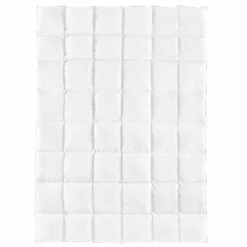 Couette En Coton Ciré Blanc 220x155cm -Doublures De Lit Soldes 2024 couette en coton cire blanc 220x155cm 2