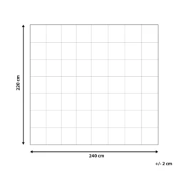 Couette En Coton Ciré Blanc 240x220cm -Doublures De Lit Soldes 2024 couette en coton cire blanc 240x220cm 1