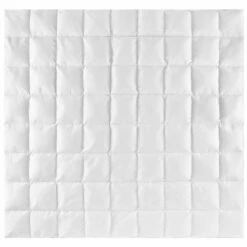 Couette En Coton Ciré Blanc 240x220cm -Doublures De Lit Soldes 2024 couette en coton cire blanc 240x220cm 2