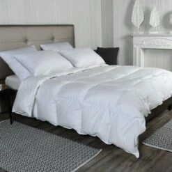 Couette En Microfibre Enveloppe Coton Bio Te 260x240 Cm -Doublures De Lit Soldes 2024 couette en microfibre enveloppe coton bio te 260x240 cm 3