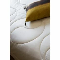 Couette En Soie Tempéré Blanc 140x200 Cm -Doublures De Lit Soldes 2024 couette en soie tempere blanc 140x200 cm 2