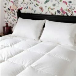 Couette Naturelle Bi-thermique Duvet Et Coton Bio King Size 300x250 Cm -Doublures De Lit Soldes 2024 couette naturelle bi thermique duvet et coton bio king size 300x250 cm 2