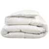 Couette Naturelle Tempérée Duvet D’oie Et Coton Bio 200x200 Cm