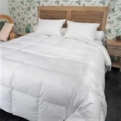 Couette Naturelle Tempérée Duvet D’oie Et Coton Bio King Size 300x250 -Doublures De Lit Soldes 2024 couette naturelle temperee duvet d oie et coton bio king size 300x250 3