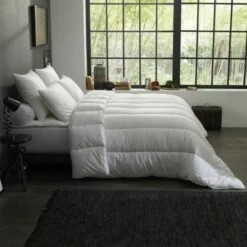 DODO Couette Nuits Calmes - Anti-Acariens -Tempérée 200x200 Cm -Doublures De Lit Soldes 2024 couette nuits calmes anti acariens temperee 200x200 cm 4