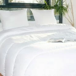 Couette Tempérée 140x200 Oreiller 100% Polyester 60x60 Pour Lit 90x190 -Doublures De Lit Soldes 2024 couette temperee 140x200 oreiller 100 polyester 60x60 pour lit 90x190 3