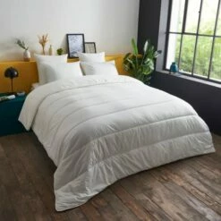 Couette TEMPÉRÉE Extra-Douce - Coton Bio 140x200 Cm -Doublures De Lit Soldes 2024 couette temperee extra douce coton bio 140x200 cm 1
