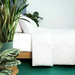 Couette TEMPEREE Toucher Duvet - Coton 220x240 Cm -Doublures De Lit Soldes 2024 couette temperee toucher duvet coton 220x240 cm 2