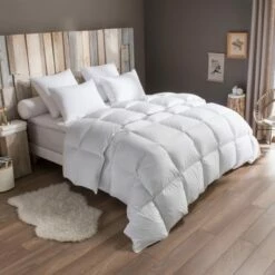 DODO Couette Tradition CHAUDE - 70% Duvet D'Oie 240x260 Cm -Doublures De Lit Soldes 2024 couette tradition chaude 70 duvet d oie 240x260 cm 1