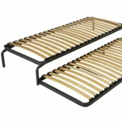 Duo Gigogne Lot De 2 Sommiers 20 Lattes 70x190 -Doublures De Lit Soldes 2024 duo gigogne lot de 2 sommiers 20 lattes 70x190 3
