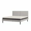 Emma Lit Select 140x190 Cm - Avec Tête De Lit - Gris Clair