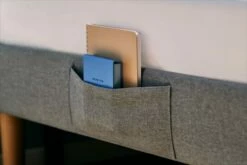 Emma Lit Select 140x190 Cm - Avec Tête De Lit - Gris Clair -Doublures De Lit Soldes 2024 emma lit select 140x190 cm avec tete de lit gris clair 4