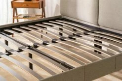 Emma Lit Select 90x200 Cm - Avec Tête De Lit - Gris Clair -Doublures De Lit Soldes 2024 emma lit select 90x200 cm avec tete de lit gris clair 3