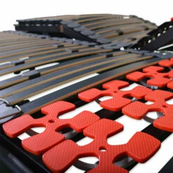 Jeu De 2 Sommiers électriques 140x190 Lattes & Plots -Doublures De Lit Soldes 2024 jeu de 2 sommiers electriques 140x190 lattes plots 2