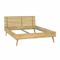 VOX Lit 120x200cm Tête Ajourée Naturel -Doublures De Lit Soldes 2024 lit 120x200cm tete ajouree naturel 2