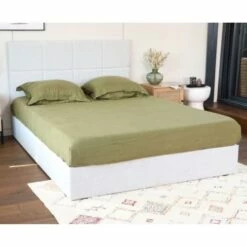 Lit 140 X 190 En Tissu Gris Clair Avec Tête De Lit Et Sommier -Doublures De Lit Soldes 2024 lit 140 x 190 en tissu gris clair avec tete de lit et sommier 2