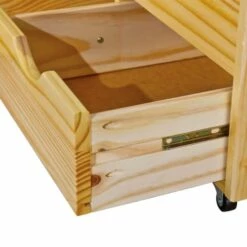 Lit 140x200cm Multi-rangement Bois Massif -Doublures De Lit Soldes 2024 lit 140x200cm multi rangement bois massif 3