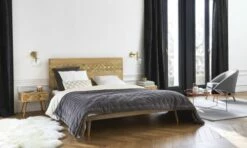 Lit 160x200 En Manguier -Doublures De Lit Soldes 2024 lit 160x200 en manguier 1000 2 2 166585 9