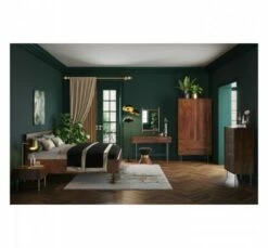 Lit 160x200 En Sheesham Massif -Doublures De Lit Soldes 2024 lit 160x200 en sheesham massif 4