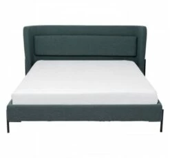 Lit 160x200 En Tissu Vert