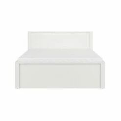 Lit 160x200 Tête De Lit Haut Blanc -Doublures De Lit Soldes 2024 lit 160x200 tete de lit haut blanc 1
