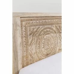 Lit 180x200 En Manguier Massif Sculpté -Doublures De Lit Soldes 2024 lit 180x200 en manguier massif sculpte 2