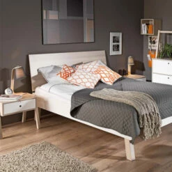 VOX Lit 180x200cm Blanc -Doublures De Lit Soldes 2024 lit 180x200cm blanc 1