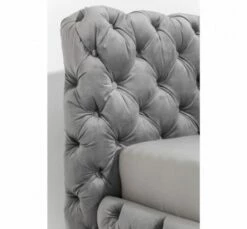 Lit 180x200cm Capitonné En Velours Gris -Doublures De Lit Soldes 2024 lit 180x200cm capitonne en velours gris 2