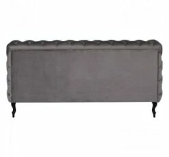 Lit 180x200cm Capitonné En Velours Gris -Doublures De Lit Soldes 2024 lit 180x200cm capitonne en velours gris 3