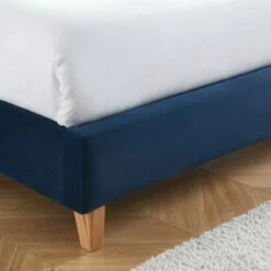 Lit Adulte 160x200 Avec Tête De Lit En Velours Bleu Foncé Et Sommier 9 Lit Adulte 160x200 Avec Tête De Lit En Velours Bleu Foncé Et Sommier -Doublures De Lit Soldes 2024 lit adulte 160x200 avec tete de lit en velours bleu fonce et sommier 3