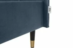 Lit Avec Sommier 2 Places En Velours Bleu Gris 160x200 11 Lit Avec Sommier 2 Places En Velours Bleu Gris 160x200 -Doublures De Lit Soldes 2024 lit avec sommier 2 places en velours bleu gris 160x200 6