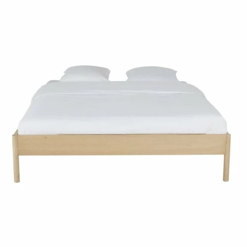 Lit Avec Sommier à Lattes Beige 180x200 1 Lit Avec Sommier à Lattes Beige 180x200