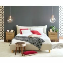 Lit Beige 160x200 -Doublures De Lit Soldes 2024 lit beige 160x200 1000 9 38 166252 4