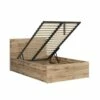 Lit Coffre 120x200 Sommier Inclus Naturel
