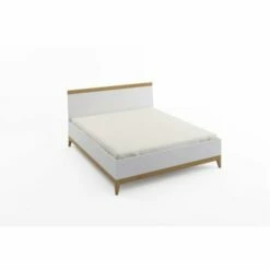 Lit Coffre Avec Tête De Lit Sommier Massif Blanc 160x200cm -Doublures De Lit Soldes 2024 lit coffre avec tete de lit sommier massif blanc 160x200cm 2