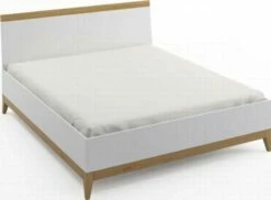 Lit Coffre Avec Tête De Lit Sommier Massif Blanc 90x200cm -Doublures De Lit Soldes 2024 lit coffre avec tete de lit sommier massif blanc 90x200cm 2