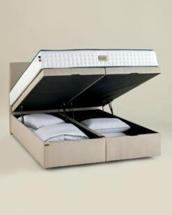 Lit Coffre Bibloc En Lin 2x70cmx200cm -Doublures De Lit Soldes 2024 lit coffre bibloc en lin 2x70cmx200cm 2