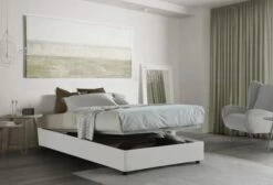 Lit Coffre Cm 120x190 En Tissu Blanc -Doublures De Lit Soldes 2024 lit coffre cm 120x190 en tissu blanc 2