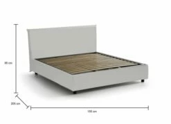 Lit Coffre Cm 140x190 En éco-cuir Blanc 8 Lit Coffre Cm 140x190 En éco-cuir Blanc -Doublures De Lit Soldes 2024 lit coffre cm 140x190 en eco cuir blanc 2