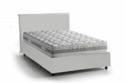 Lit Coffre Cm 140x190 En éco-cuir Blanc 9 Lit Coffre Cm 140x190 En éco-cuir Blanc -Doublures De Lit Soldes 2024 lit coffre cm 140x190 en eco cuir blanc anna