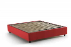 Lit Coffre Cm 140x190 En Tissu Rouge -Doublures De Lit Soldes 2024 lit coffre cm 140x190 en tissu rouge 3